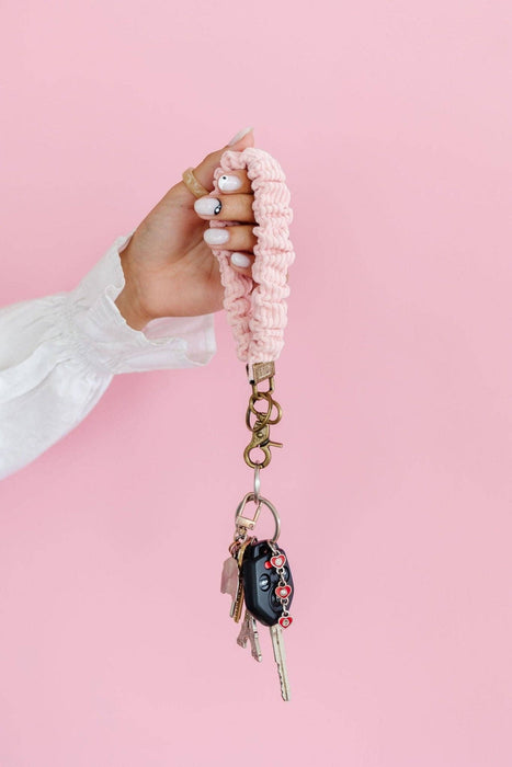 Rose Corduroy Keychain