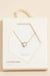 6mm Cubic Zirconia Stone Charm Necklace - LECCE