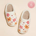 6Pairs - Floral Fuzzy Home Slippers - LECCE