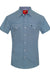 Men's Short Sleeve Pearl Snap Print Shirt-PS100S-1095 Rodeo Clothing