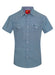 Men's Short Sleeve Pearl Snap Print Shirt-PS100S-1095 Rodeo Clothing