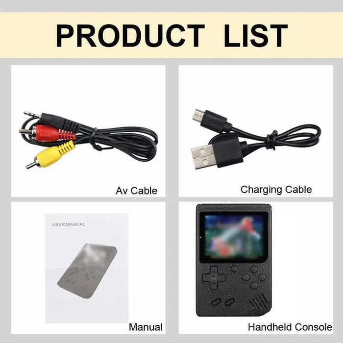 Retro Handheld Games Console with 400 Classic Games BARSUPPLY