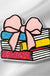 Stacked Books Car Freshie Cup Culture