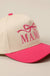 MAMA Ribbon Embroidered Two-Tone Trucker Hat Fashion City