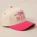 MAMA Ribbon Embroidered Two-Tone Trucker Hat Fashion City
