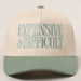 EXPENSIVE and DIFFICULT Embroidered Trucker Hat Fashion City