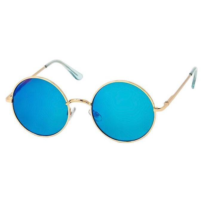 Medium Round Shades Flat Lens