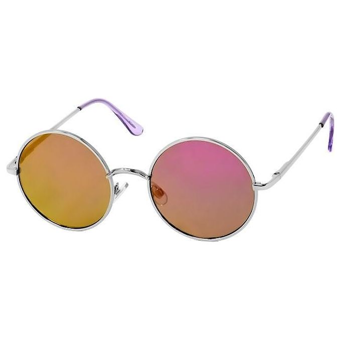 Medium Round Shades Flat Lens