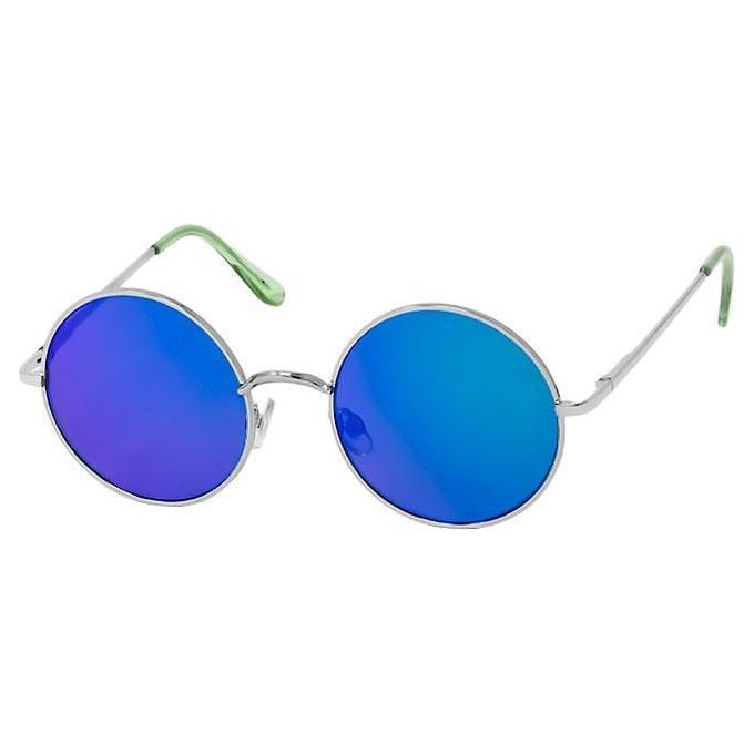 Medium Round Shades Flat Lens