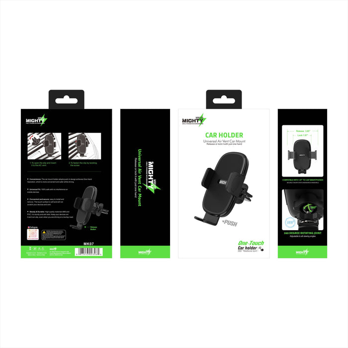 Mighty Wireless Universal Air Vent Car Mount MK07