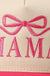 MAMA Ribbon Embroidered Two-Tone Trucker Hat Fashion City