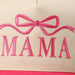 MAMA Ribbon Embroidered Two-Tone Trucker Hat Fashion City
