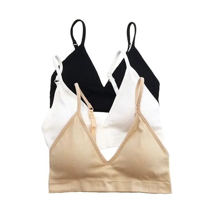 Ribbed Seamless Bralette anemone