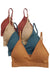 Ribbed Seamless Bralette anemone