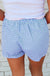 Red Plaid Gingham Printed High Waist Shorts Dear lover