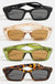 Acetate Rectangle Sunglasses Set Collections by Fame Accessories
