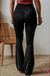 Black V Shape High Waist Flared Leggings Dear lover