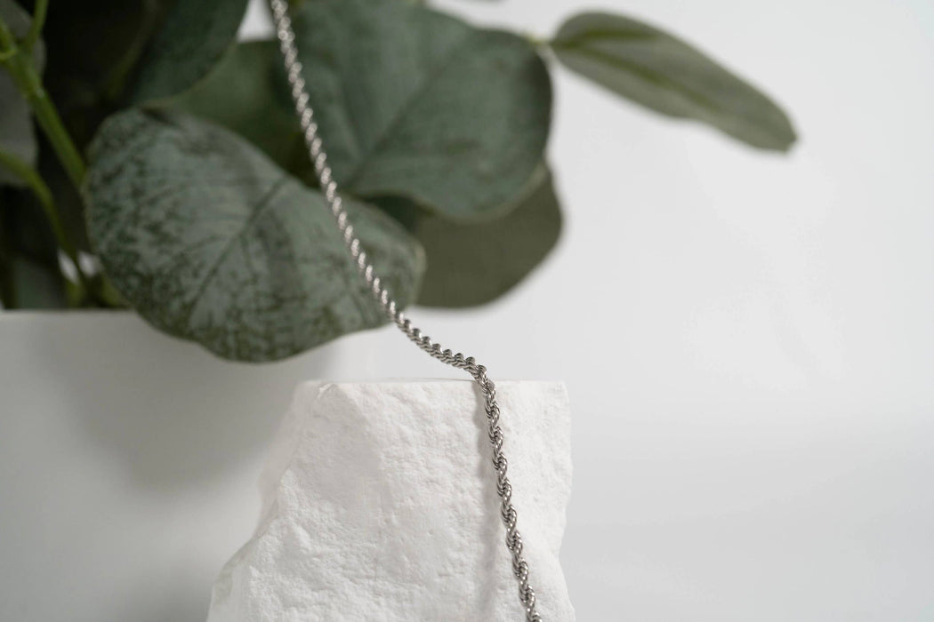 Stainless Steel Rope Chain Necklace