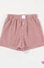 Red Plaid Gingham Printed High Waist Shorts Dear lover