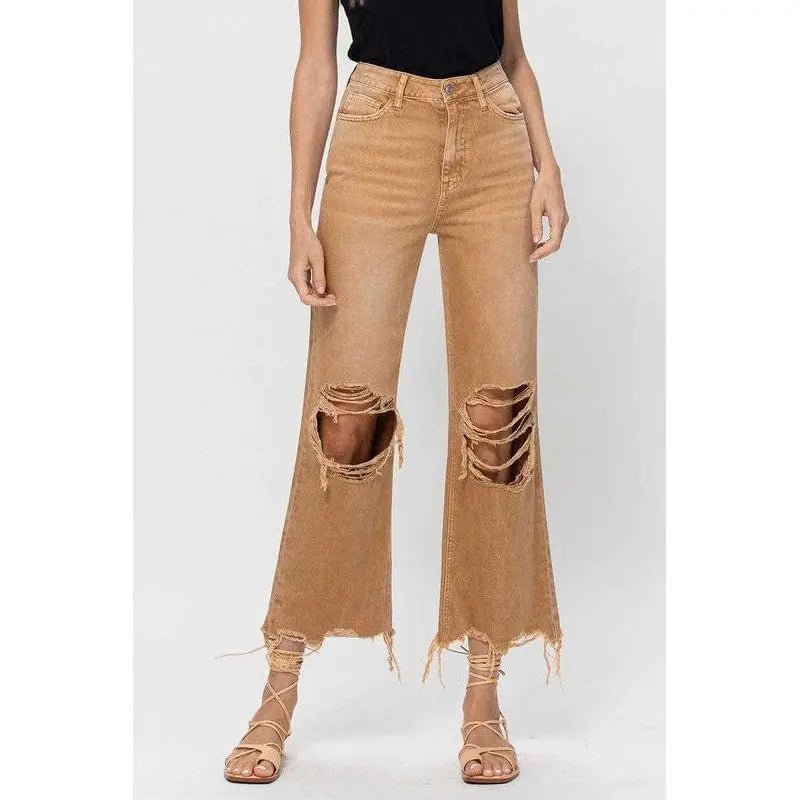 90s Vintage Crop Flare - LECCE
