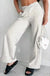 Light Grey Cross-Waist Wide Leg Lounge Pants Dear lover