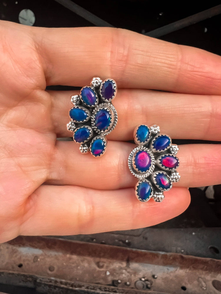 Cute Little Half Cluster Blossom Earrings - MADE TO ORDER Krush Kandy