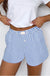 Red Plaid Gingham Printed High Waist Shorts Dear lover