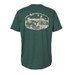 Short Sleeve - Boat Buddy - Heather Forrest Green Honey Hole Outdoors