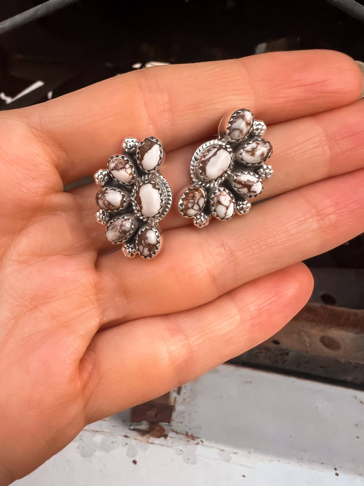 Cute Little Half Cluster Blossom Earrings - MADE TO ORDER Krush Kandy
