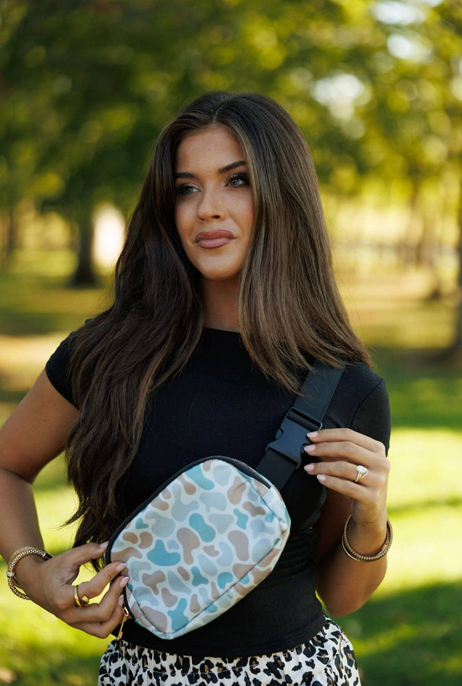 Camo Crossbody Bag The Front Porch Label
