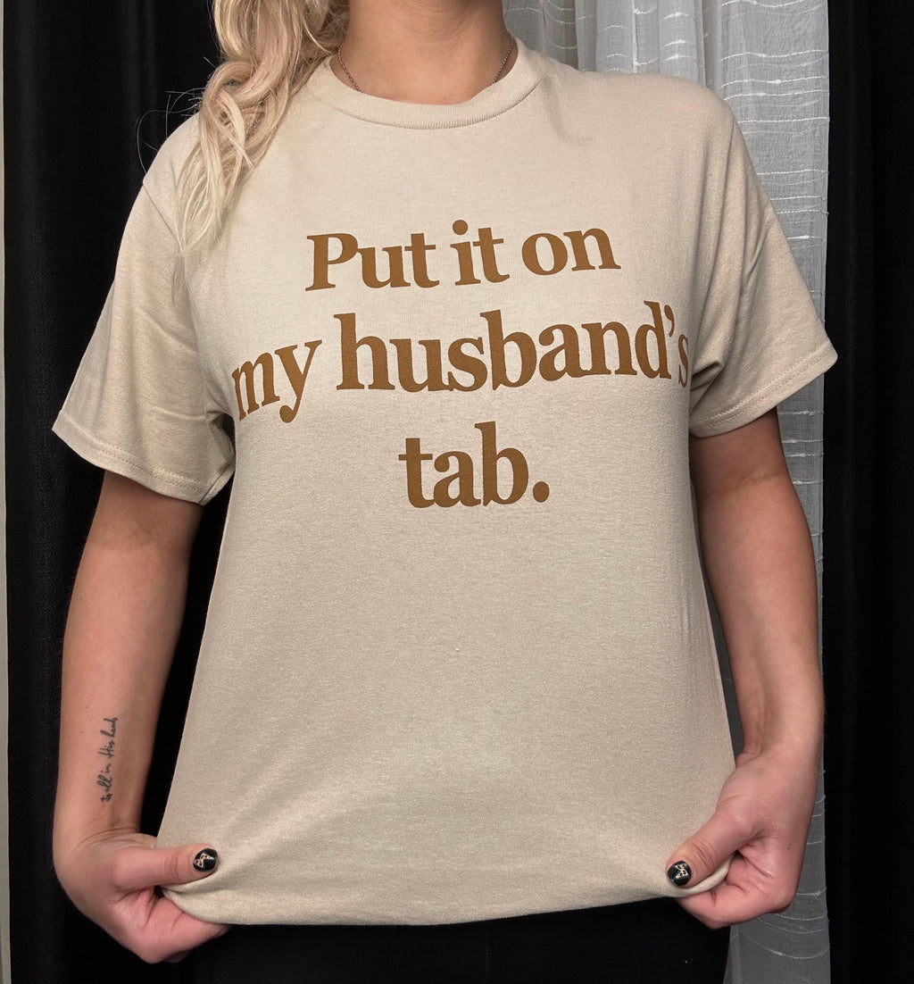 Put It On My Husband's Tab