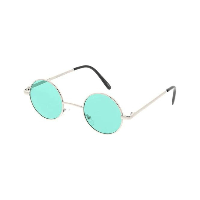 Unisex Metal Round Sunglasses