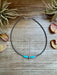 Sterling Silver Pearl & Blue Turquoise Torpedo Choker The Bijoux Fab