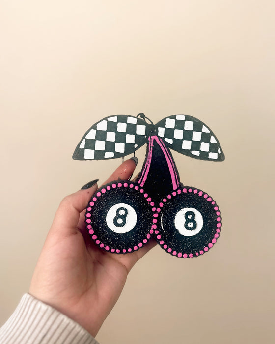8 Ball Cherries Car Freshie