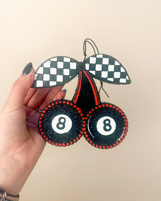 8 Ball Cherries Car Freshie