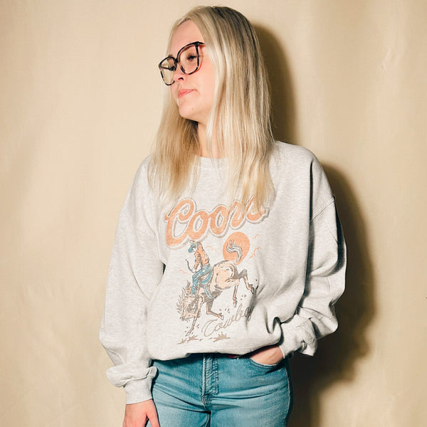 Orange Coors Sweatshirt