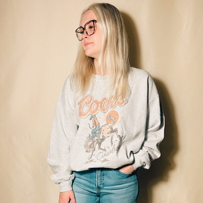 Orange Coors Sweatshirt