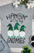 Hangin With My Gnomies T-shirt T-art fashion