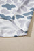Beige Camouflage Print Lapel Shirt Drawstring 2pcs Short Pajama Set Dear lover