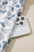 Beige Camouflage Print Lapel Shirt Drawstring 2pcs Short Pajama Set Dear lover