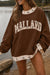 Coffee western letter graphic sweatshirt view 1