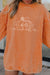 Orange pumpkin Faith graphic sweatshirt view 4