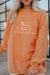 Orange pumpkin Faith graphic sweatshirt view 5