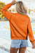 Carrot pumpkin face Halloween sweatshirt view 4