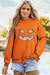 Carrot pumpkin face Halloween sweatshirt view 5