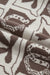 Brown Western Horseshoe Bow Printed V Neck Loose Sweater Vest Dear lover
