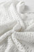 White Hollow Out Knit Round Neck Dolman Sweater Dear lover