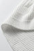 White Hollow Out Knit Round Neck Dolman Sweater Dear lover