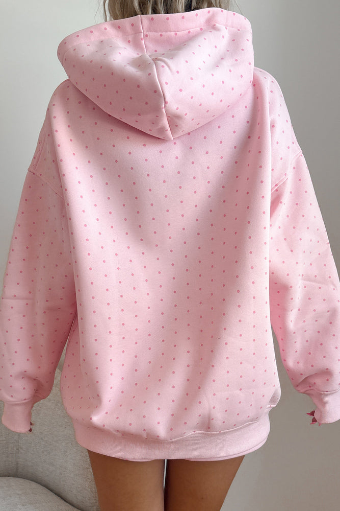 Pink Casual Long Sleeve Two-Piece Pants Set