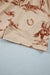 Beige western print shorts set view 11